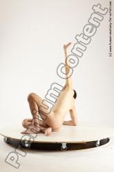 Nude Man White Sitting poses - simple Athletic Short Brown Sitting poses - ALL Multi angles poses Realistic